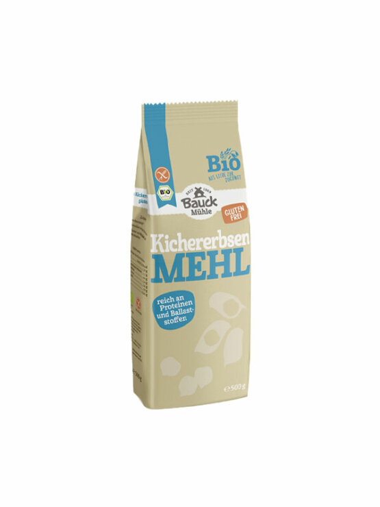 Čičerikina moka Brez glutena - Ekološka v embalaži 500g BauckHof