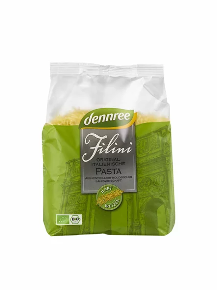 Dennree ekološki rezanci za juhu iz durum pšenice v embalaži, 500g
