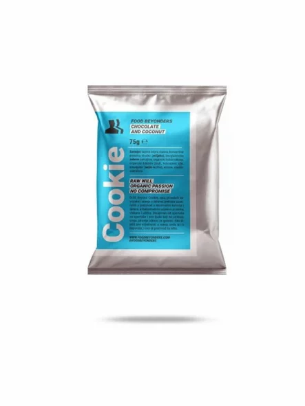Food Beyonders beljakovinski piškot čokolada in kokos v embalaži 75g
