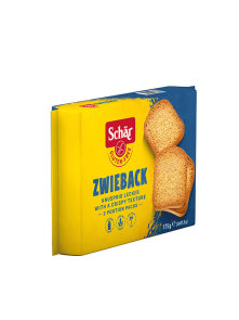 Schar prepečenec brez glutena v rumeni embalaži, 175 g.