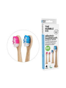 Bambusove nadomestne glave za električne zobne ščetke – 4 kosi Humble Brush