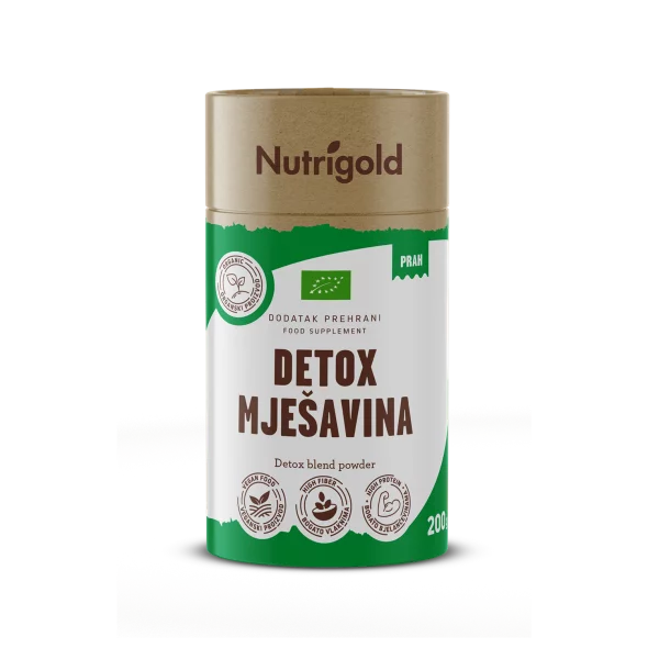 Nutrigold mešanica za razstrupljanju v prahu v papirnati škatli 200g
