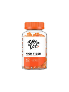 Ultravit vlakna (fiber) gummies bomboni v prozorni embalaži, vsebuje 60 kosov.