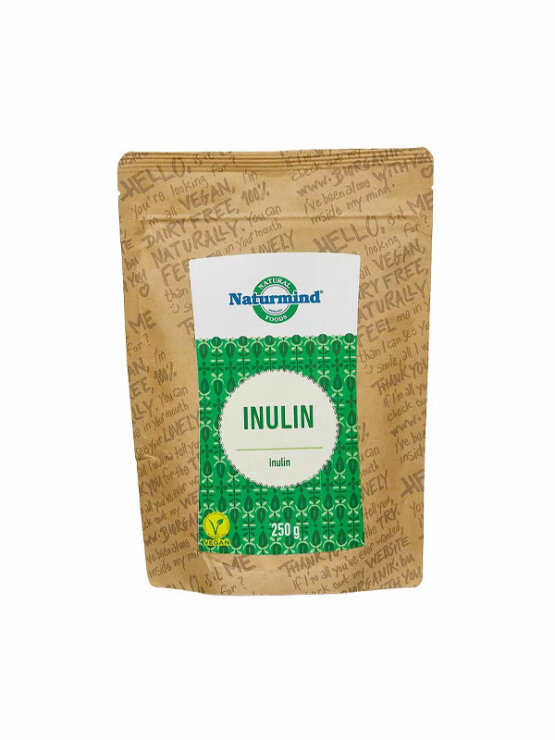 Naturmind inulin v prahu v papirnati embalaži po 250g