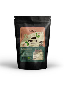 Nutrigold Super veganske beljakovine prihajajo v plastični embalaži po 1 kg
