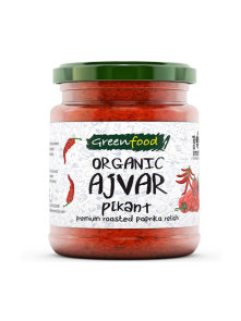 Greenfood ekološki pikant ajvar v stekleni embalaži 260g