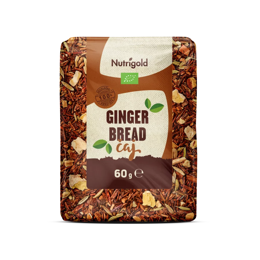 Nutrigold gingerbread čaj v embalaži po 60g