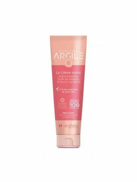 Argiletz krema za roke z belo glino v tubasti embalaži 50ml