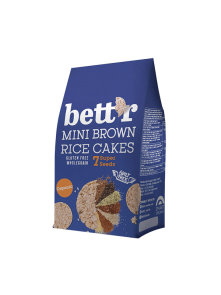 Bett'r Mini riževi vaflji s 7 semeni  Ekološki v embalaži,50g