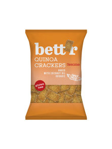 Bett'r krekerji iz kvinoje s sezamombrez glutena v plastični embalaži 100g