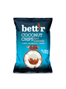 Bett'r Kokosov čips s Kakavom Ekološki, v embalaži  40g