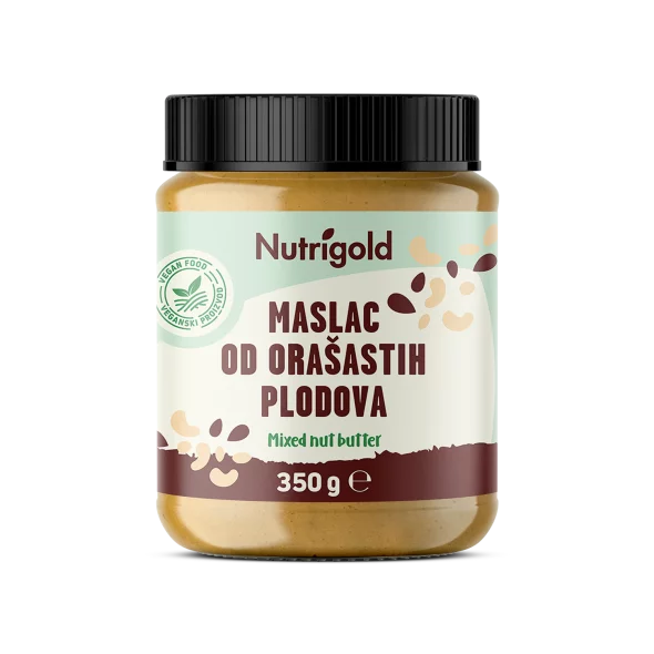 Nutrigold 100% maso iz oreščkov v steklenici -350g