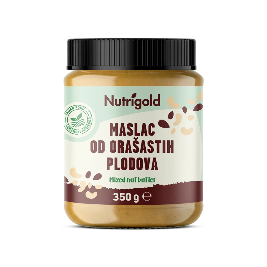 Nutrigold 100% maso iz oreščkov v steklenici -350g