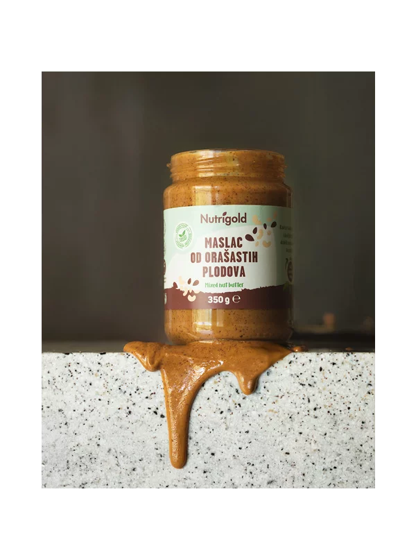 Nutrigold 100% maso iz oreščkov v steklenici -350g