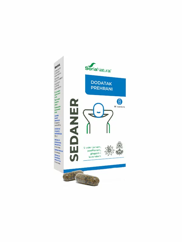 Soria Natural Sedaner XXL kapsule 30 kapsul v embalaži po 100g