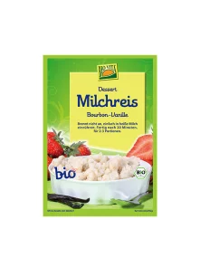 Bio vita riž na mleku z burbonsko vanilijo v embalaži 115g