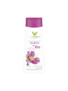 Cosnature vlažilni šampon za suhe lase divja vrtnica ekološki v embalaži 200ml