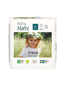 Plenične hlačke za otroke velikosti 6 (16+kg)  - 18 kosov Ekološke Eco by Naty