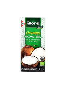Kokosovo mleko 1000ml 19% maščobe - Ekološko  Aroy-D