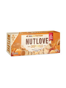 Nutlove Crispy rolls hrustljavi palčki 140g Slana Karamela - All Nutrition