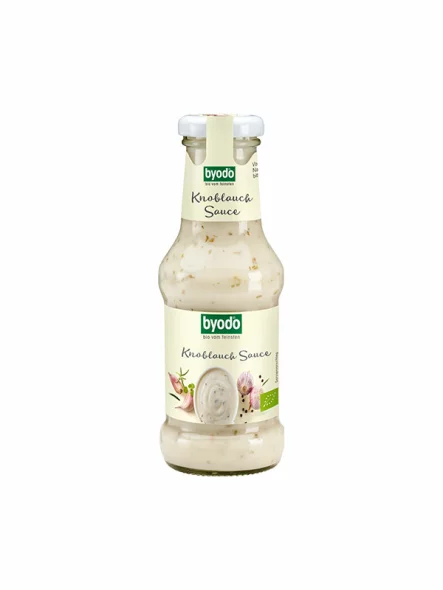 Byodo česnova omakaekološka v stekleni embalaži 250g