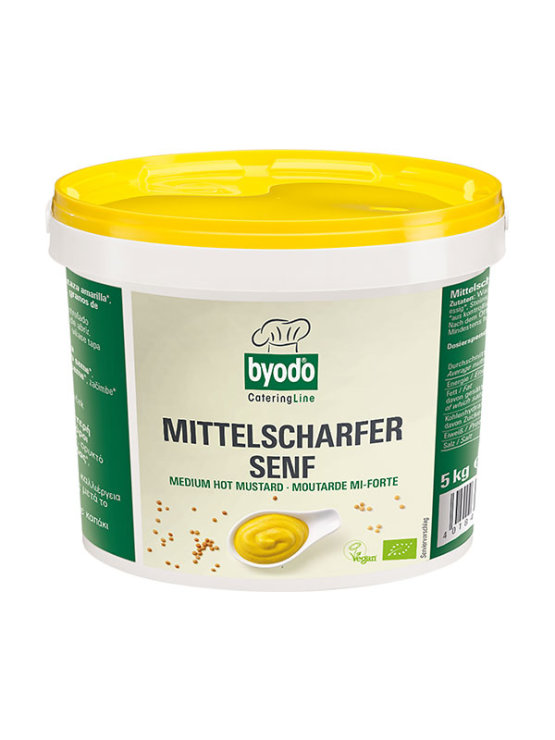 Byodo gastro gorčica ekološka v plastični embalaži 5kg