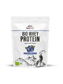 AlpenPower whey beljakovine borovnica v embalaži 500g