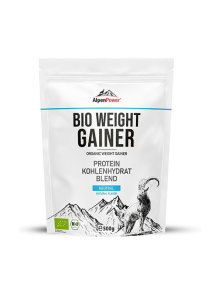 Alpen power ekološki weight gainer v beli embalaži 500g