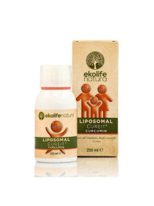 Ekolife Natura liposomalni kurkumin v beli embalaži 250ml