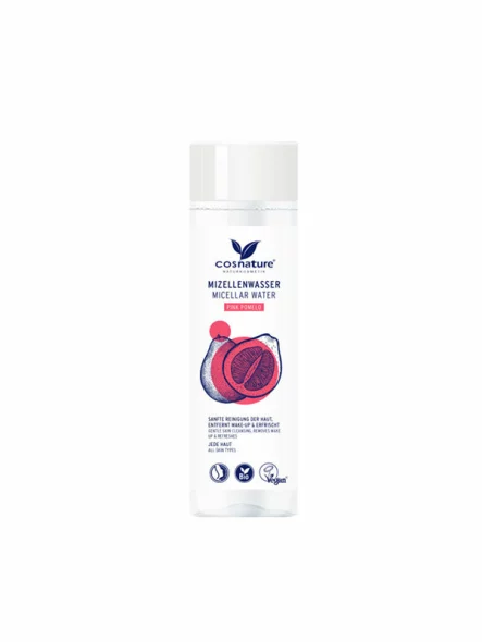 Cosnature micelarna voda za obraz pink pomelo v beli plastični embalaži 250ml