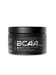 Proteone BCAA 4:1: superior limona & limeta v črni embalaži 250g