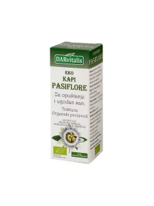 Darvitalis eko kapljice pasiflore za sprostitev v stekleni embalaži 50ml
