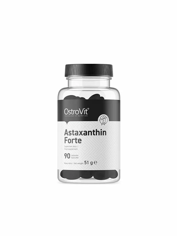 Ostrovit  Astaxanthin FORTE  v plastični embalaži 90 kapsul