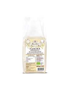 Pasta Natura bela koruzna moka brez glutena v prozorni embalaži 500g