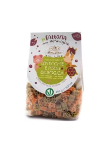 Pasta Natura testenine iz rdeče leče v obliki živali ekološke v prozorni emmbalaži 250g