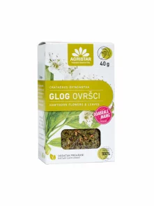 Agristar čaj glog poganjki v kartonski embalaži 100g