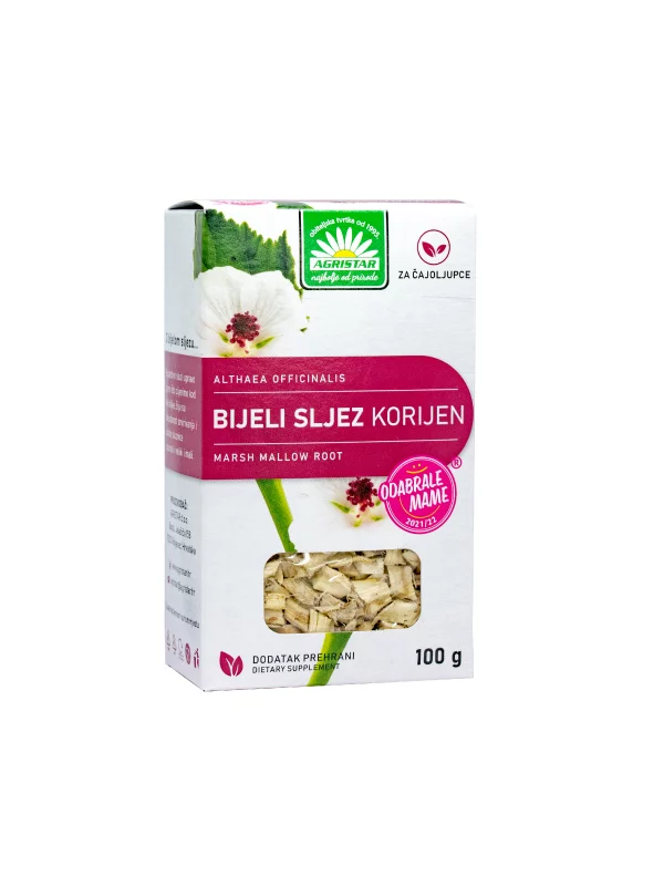 Agristar čaj navadni slez v kartonski embalaži 50g