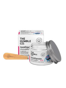 Humble Brush jagodna pasta za zobe za otroke v stekleni steklenički 75ml