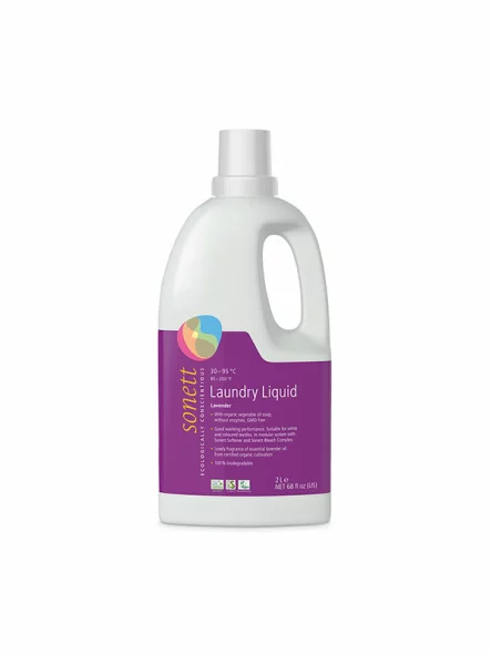 Sonett tekoči detergent za pranje perila sivka, v embalaži 2L