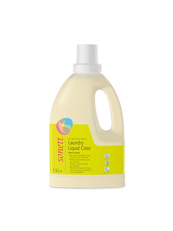 Sonett tekoči detergent za perilo Color - Meta & Limona, v embalaži 1,5L