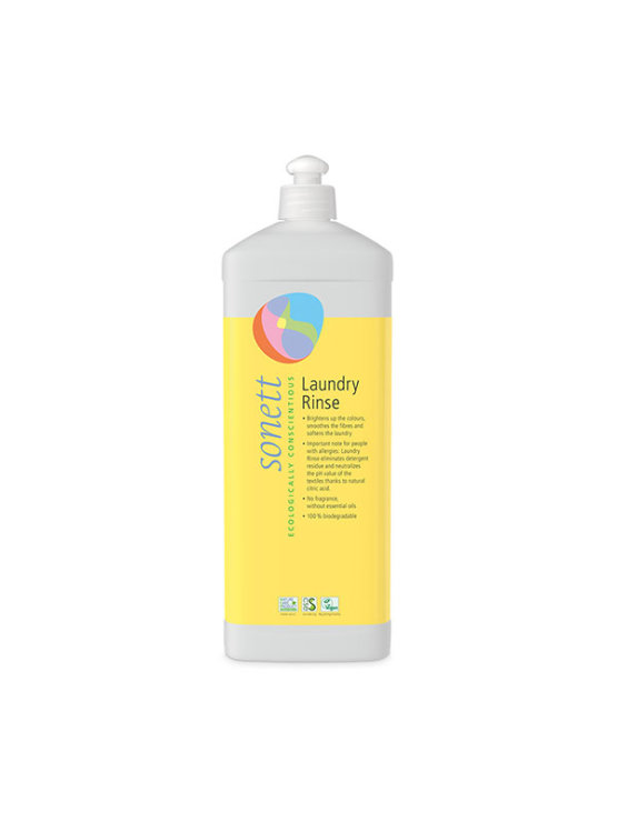 Sonett tekoči detergent za dezinfekcijo perila v beli plastični embalaži 1L