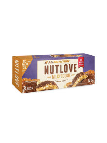 Nutlove Piškoti iz čokolade, arašidov in karamele BREZ dodanega sladkorja 128g - All Nutrition