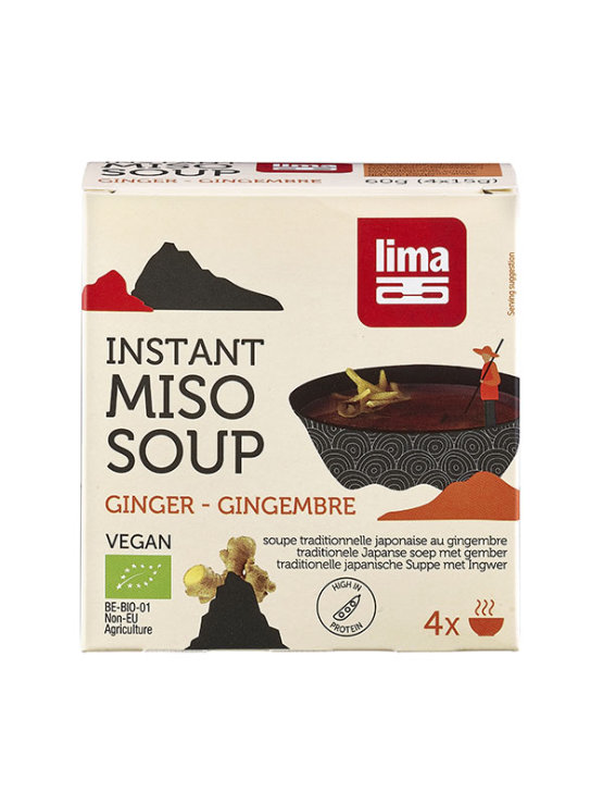 Lima instant miso juha z ingverjem v embalaži 60g
