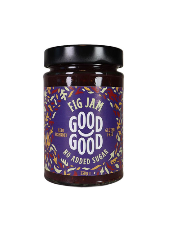 Good Good džem iz fige s stevijo v steklenem kozarcu 330g