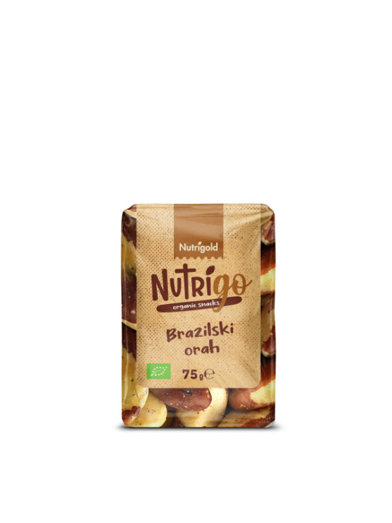 Nutrigold nutriGo brazilski oreščki ekološki v embalaži 75g