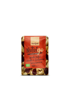 Nutrigold NutriGo indijski oreščki & sušene brusnice ekološke v embalaži 100g