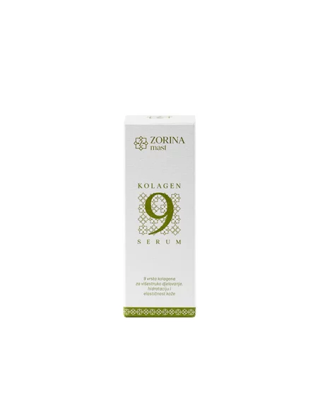 Zorina mast kolagenski serum za obraz v beli stekleni embalaži 30ml