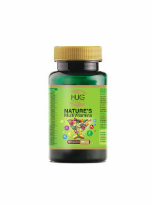 Hug Your Life NATURE'S MultiVitamins 48mg v embalaći se nahaja 60 kapsul