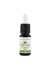 Heiltropfen cbd olje 3% v embalaži s kapalko 10ml