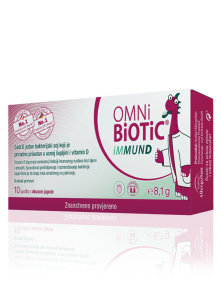 Allergosan omni biotic immund  v embalaži vsebuje 10 pastil